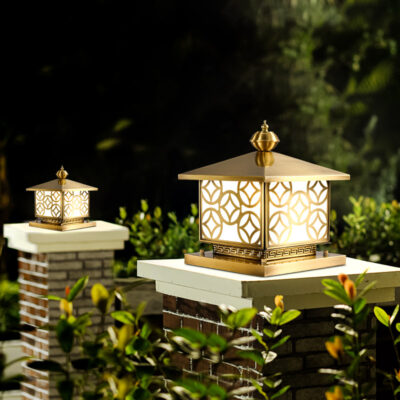 Đèn trụ trang trí ngoài trời