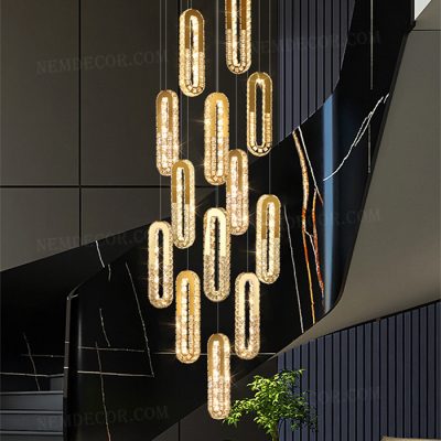 Đèn thả pha lê cao cấp 84928