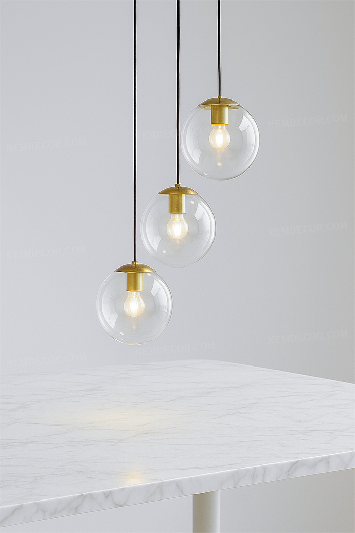 Bộ đèn thả bàn ăn 3 bóng N88592